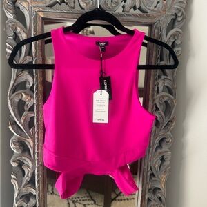 Express Fuchsia Crop Top